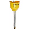 Justrite 11089 Bolt-On Funnel with Galvanized Hose, 1" OD x