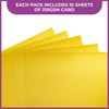 Centura Metallic Single Colour 10 Sheet Pack-Solar, Cardstock, Soalr Gold,