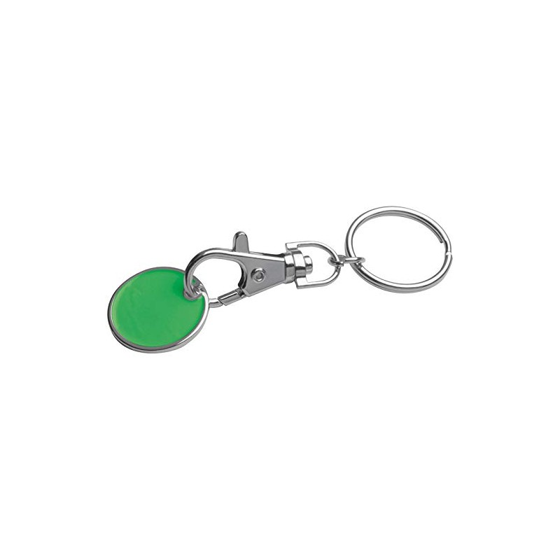 ohne Markename 5 x Metal Key Rings with Shopping Chip