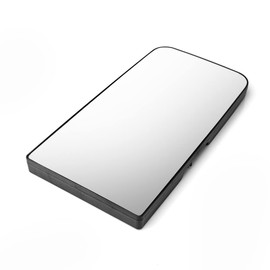 YUANJUFITT Heated Upper Mirror Glass for Freightliner Cascadia 2008-2024 Door Mirror Glasses with Heated and Plate High Reflective Replace TL28716A TL28656 Freightliner Cascadia Accessories