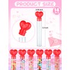 14Pcs Empty Candy Cane Tubes, Clear Plastic Candy Containers for