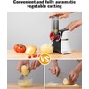 Electric Cheese Grater Salad Shooter,5-In-1 Electric Slicer For Home Kitchen,One-Touch