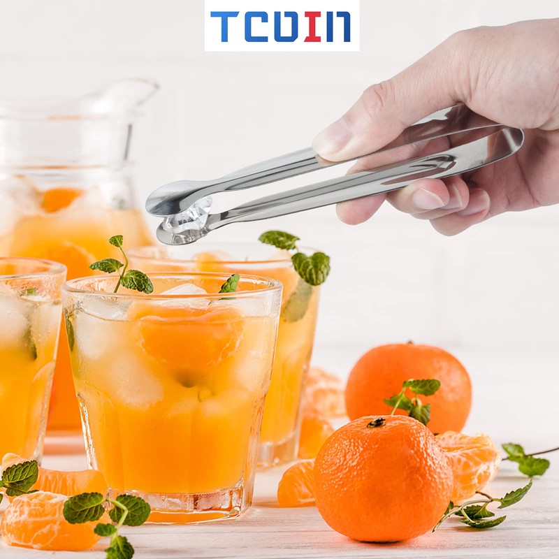 Small Serving Tongs,Ice Tongs,Sugar Tongs,Kitchen Tiny Tongs for Appetizers,12 PCS(6