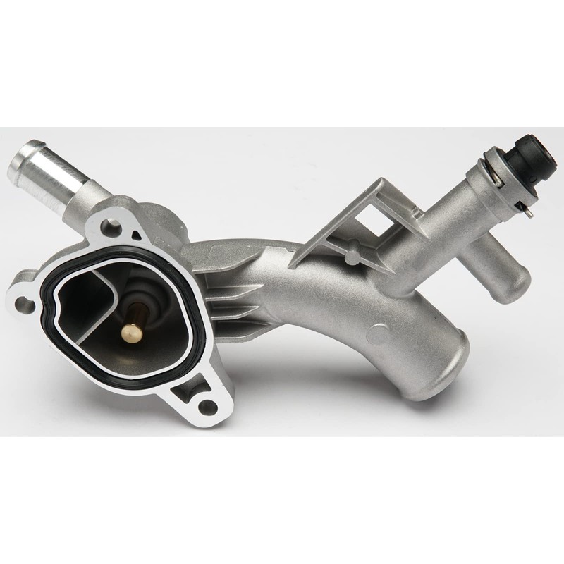 Aluminum Engine Coolant Thermostat Housing Water Outlet Compatible with 2011-2016