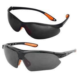 DtgEcd 2 Pairs Safety Glasses, Safety Glasses For Work, Safety Sunglasses, Tinted Safety Glasses, Polarized Cycling Sunglasses For Men Women Sports Sunglasses Uv Protection Cycling Glasses