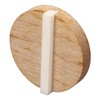 Guitar Resonator Biscuit Replacement Maple Wood Biscuit with Ox Bone