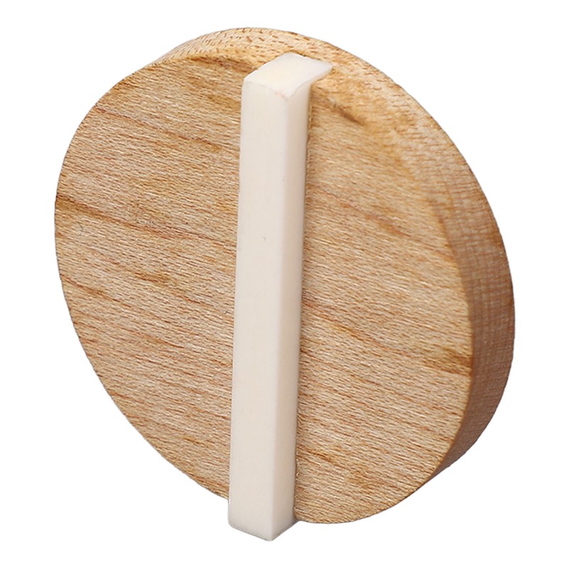 Guitar Resonator Biscuit Replacement Maple Wood Biscuit with Ox Bone