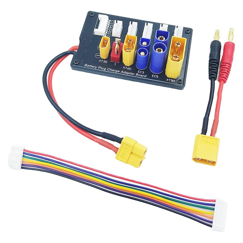 Battery Balance Charger Adapter Board XT90 XT30 EC3 EC5 T