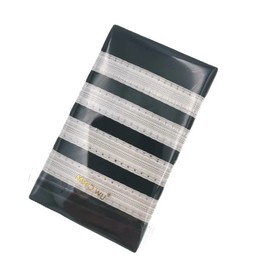 1 Pair Uniform Bars Airline Pilot Epaulets Captain Shoulder Boards Insignia Sliders Cosplay Epaulette Sliders (Four Barssilver)