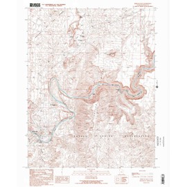 YellowMaps Mexican Hat UT topo map, 1:24000 Scale, 7.5 X 7.5 Minute, Historical, 1989, Updated 1989, 26.7 x 21.9 in - Polypropylene