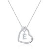 IEFRICH Valentines Day Gifts - S925 Sterling Silver Heart Necklace