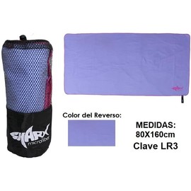 SHARX Toalla Deportiva Grande de Microfibra Absorbente y fácil de Lavar Ideal para Deportes y Actividades al Aire Libre 80 x 160 cm