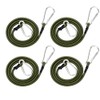 Elastic Bungee Cords, 4 Pcs Bungee Cords with Hooks,Heavy Duty