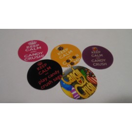 Unbranded Pre Cut One Inch Bottle Cap Images! Candy Crush  Free Shipping - photo, 25 images