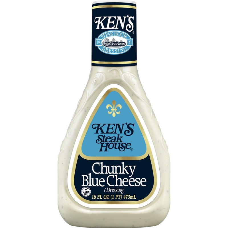 Ken's Steak House Chunky Blue Cheese Dressing (Pack of 6)