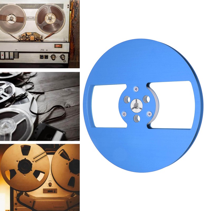 1/4 7 Inch Empty Tape Reel Aluminum Alloy 2 Holes