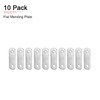 DTGN 10pcs 34x10mm Flat Straight Brace Plate for Furniture Repair
