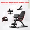 Weight Bench, Adjustable Strength Training Bench for Full Body Workout