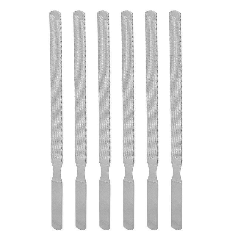 10pcs Stainless Steel Nail File 4 Sides Nail File Fine
