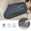 KELUINA Waterproof Couch Cushion Covers, Jacquard Magic Sofa Cushion Covers