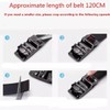 TBSCWYF Men’s Leather Belt, Mens Belt Automatic Buckle Leather Ratchet