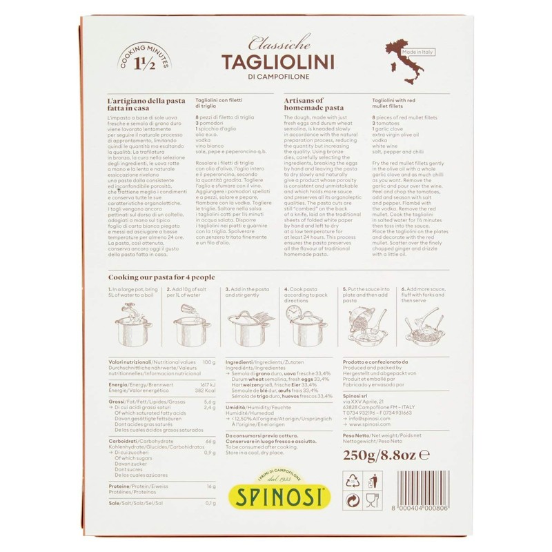 Spinosi Tagliolini - 310 g
