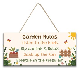 Gardening Gifts for Men Garden Signs and Plaques for Outside Gift for Garden Lovers Gardeners Gifts for Women Gardeners Gift for Christmas Birthday Gardening Presents