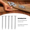 200Pcs Self Drilling Screw Cross Countersunk Head 410 Stainless Steel