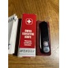 WENGER Swiss Executive Knife - Black Knife File Tweezers New