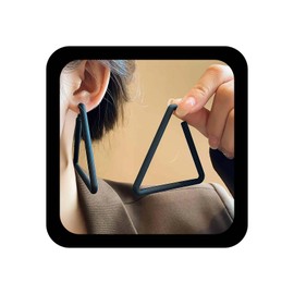 Xduargs Boho Übertrieben Dreieck Reif Ohrringe Vintage Dreieck Baumeln Ohrringe Schwarz Geometrische Tropfen Ohrring Übergroße Dreieckige Form Ohrring Schmuck Für Frauen