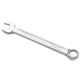 Jetech 23mm Combination Wrench - Industrial Grade, Chrome Vanadium Steel, Sand Blasted Finish, 12-Point Design, 15-Degree Offset, Forged, Heat-Treated, Metric