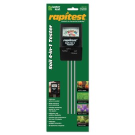 Luster Leaf 1818 Rapitest 4-in1 Soil pH/Moisture/Fertility/Light Tester, Fertility