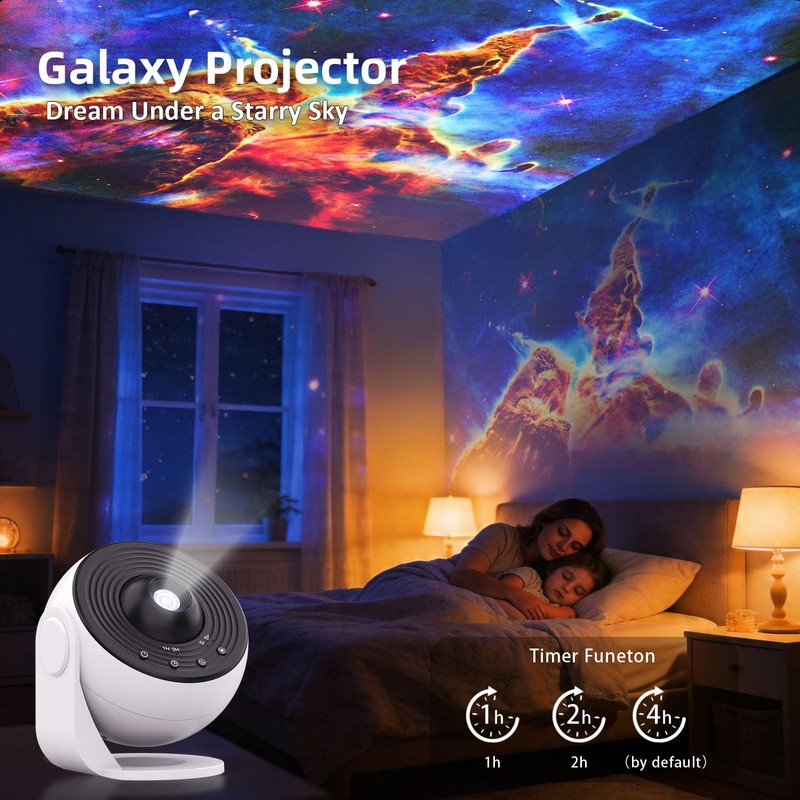 Galaxy Projector Pro for Bedroom, 13 in 1 Planetarium Star