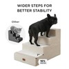 Made4Pets Dog Steps for Bed, Extra Wide Dog Stairs for