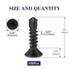 SG TZH #6 X 3/4" Sheet Metal Screws 100Pcs 410
