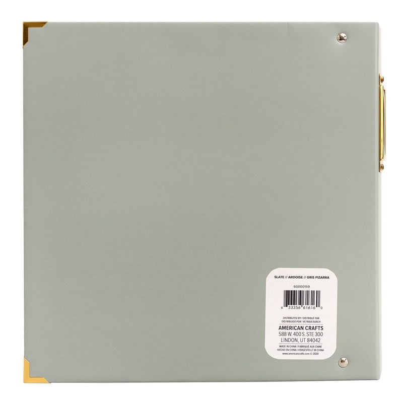 We R Memory Keepers D-Ring Album 8.5X11 Slate, Paper