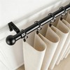 24 Pack Curtain Rings, Premium Metal with Smooth & Quiet