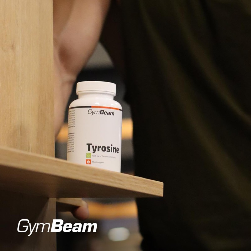 GymBeam L-Tyrosine (1000 mg) - Non-Essenzelle Amino Acid, Practical Capsules,