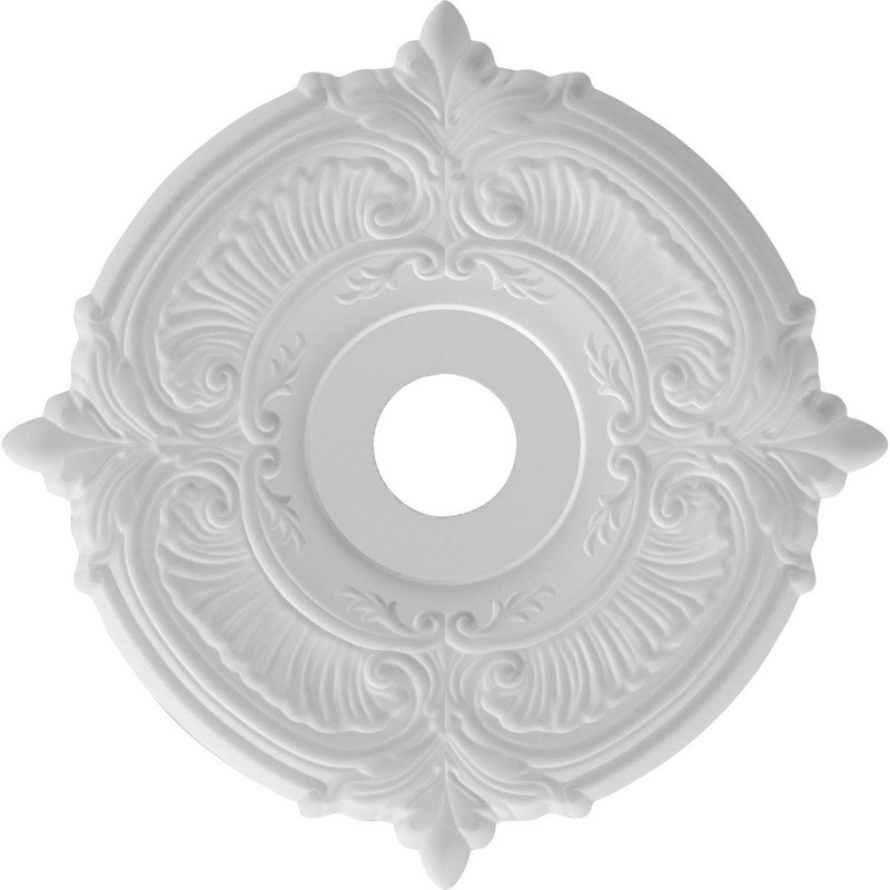 Ekena Millwork CMP19AT Attica Thermoformed PVC Ceiling Medallion (Fits Canopies