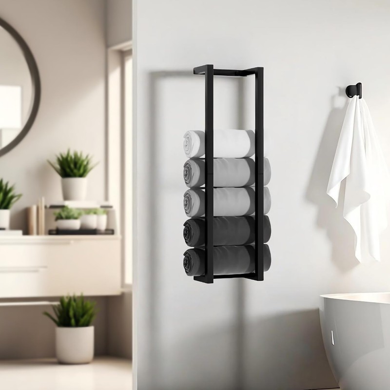 VIDA-ZONE Towel Racks for Bathroom,304 Stainless Steel Towel Storage Racks