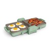 Bella 10"x 20" Ceramic Fold-n-Store Dual Temp Griddle, Fits-anywhere™ Kitchenware,