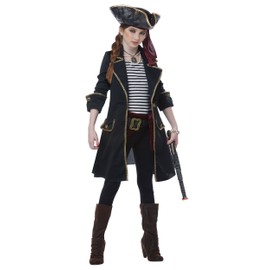 California Costumes High Seas Captain Girls Costume Small