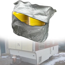 FCOUIID - Cubierta de tanque de propano de vinilo para RV, impermeable, doble 20, protector de botella de gas de alta resistencia para exteriores de estufa de gas y piezas de camping (20 libras)