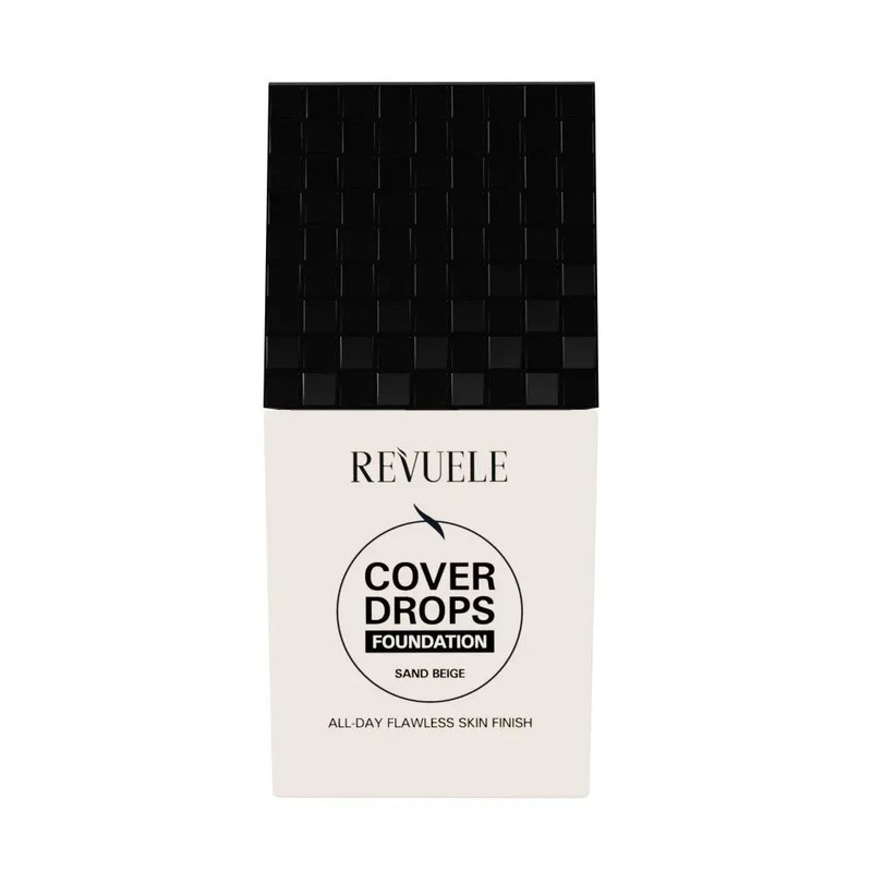 Revuele Cover Drops Foundation, Sand Beige - Lichte huid met