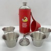 Giggle Golf Winner Winner Chicken Dinner 8 oz Red Flask