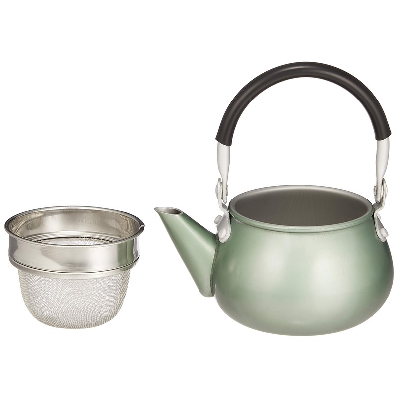Maekawa Metal Rainbow Teapot, Green
