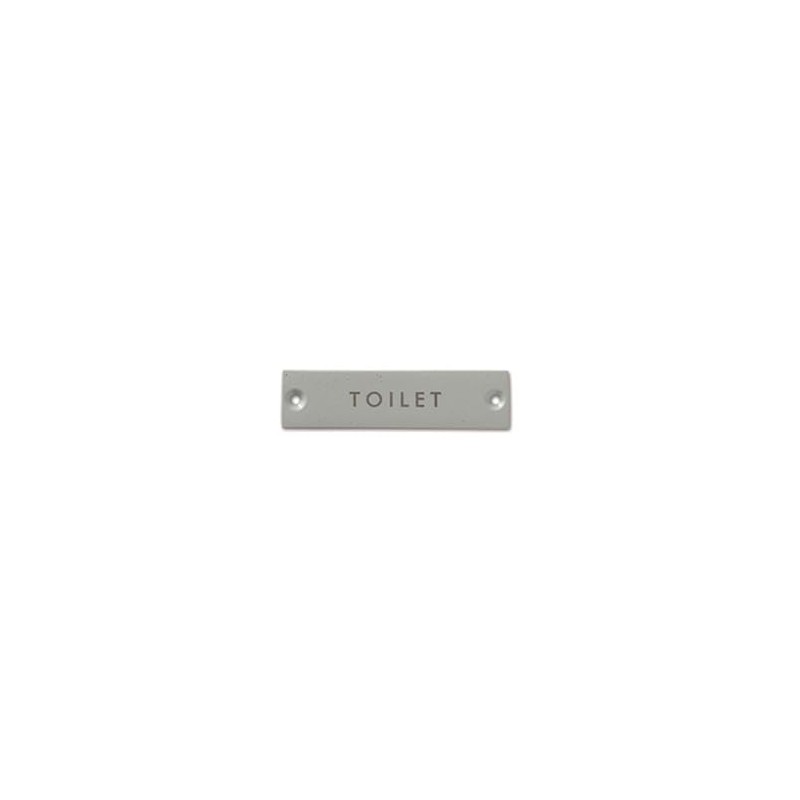 POSH LIVING 64017 WG TOILET Sign Plate