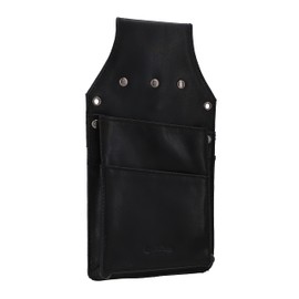 Gusti Waiter's Bag Leather – Alisa Women's and Men's Belt Bag Waiter's Pouch Waiter's Holster Waiter Belt Black Leather