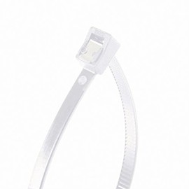 Gardner Bender 45-311SC Nylon Self-Cutting Cable Tie, 11 inch, 50 lb. Tensile, Twist-Off Tail, Zip Tie, 20 Pk., Natural White
