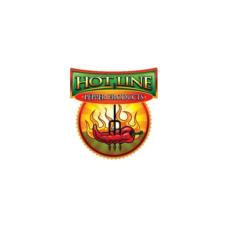 HOT LINE PEPPER PRODUCTS Gourmet Hot Sauces (2) Garlicky Greengo,